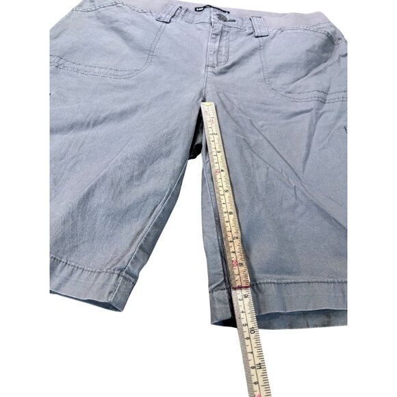Lee Womens Relaxed Fit Cargo Shorts Medium Grey Cotton/Spandex Blend - Picture 6 of 10